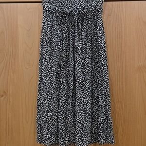 Sezane Elie Leipard Skirt, Flowy Pattern, EUC, 36, French Sophistication